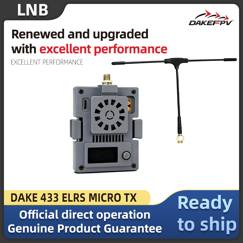 433Mhz Receiver Module - ELRS 433MHz/915MHz/2.4GHz 2W single-frequency single-antenna receiver