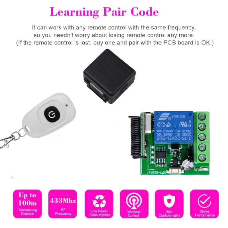433MHz DIY Wireless Switch DC  - Diy Home Automation Controller 리뷰 및 가격