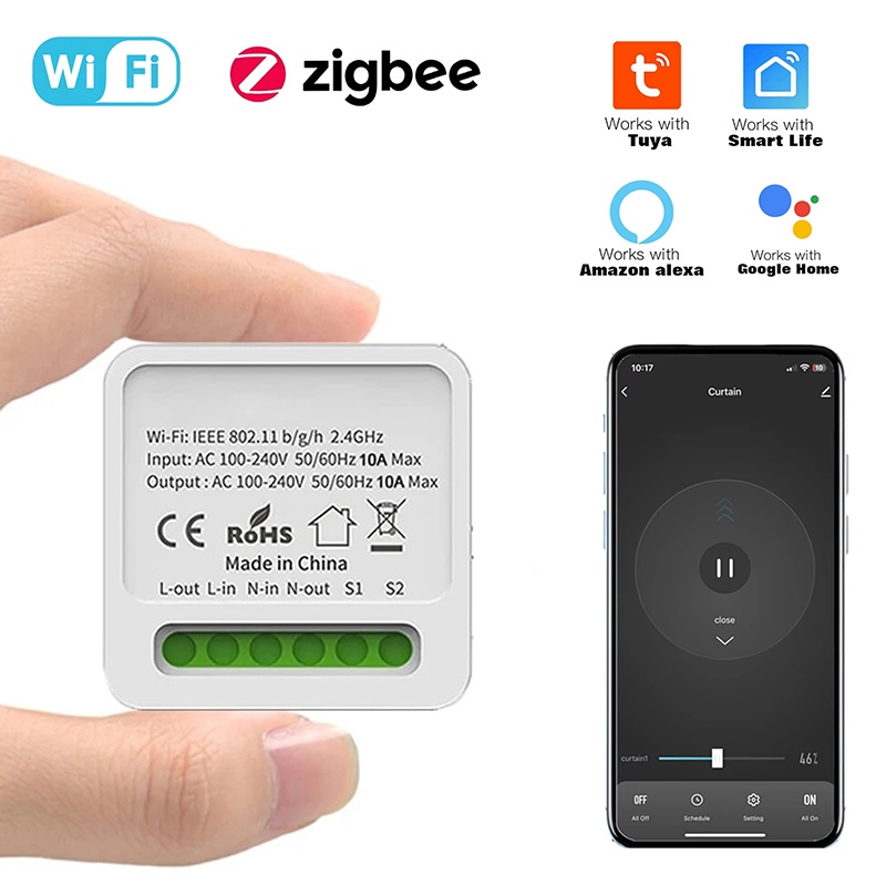 Tuya 16A Mini Wifi Smart Switc - Diy Home Automation Controller 리뷰 및 가격