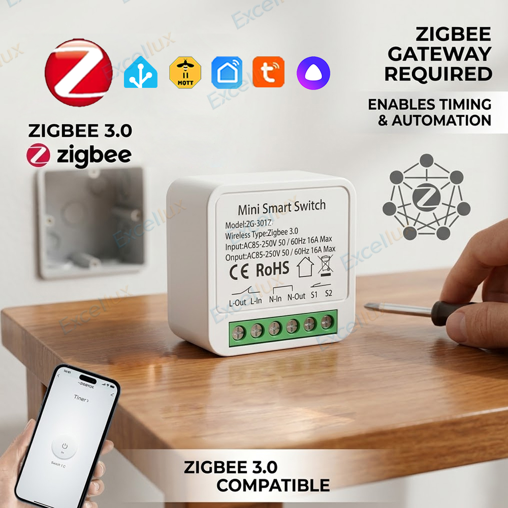 16A Zigbee 3.0 Mini Smart DIY  - Diy Home Automation Controller 리뷰 및 가격