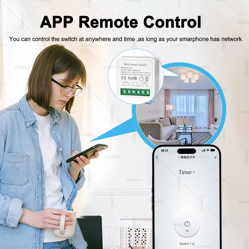 16A Zigbee 3.0 Mini Smart DIY  - Diy Home Automation Controller 리뷰 및 가격
