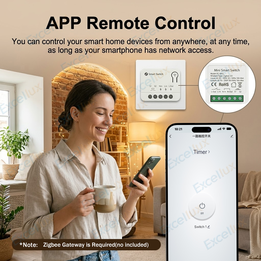 Zigbee 3.0 Mini Smart Switch D - Diy Home Automation Controller 리뷰 및 가격
