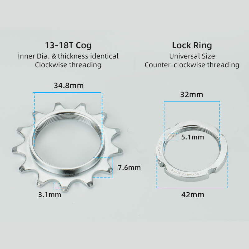 Bicycle Fixed Gear 13T 14T 15T - Matter Hub Thread 리뷰 및 가격