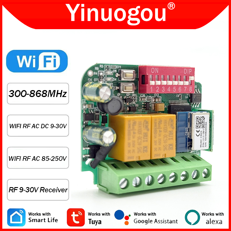 Universal Tuya WiFi Switch Gar - 433Mhz Receiver Module 리뷰 및 가격
