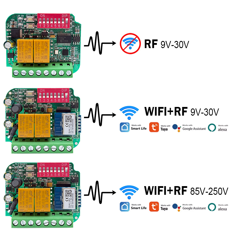 Universal Tuya WiFi Switch Gar - 433Mhz Receiver Module 리뷰 및 가격