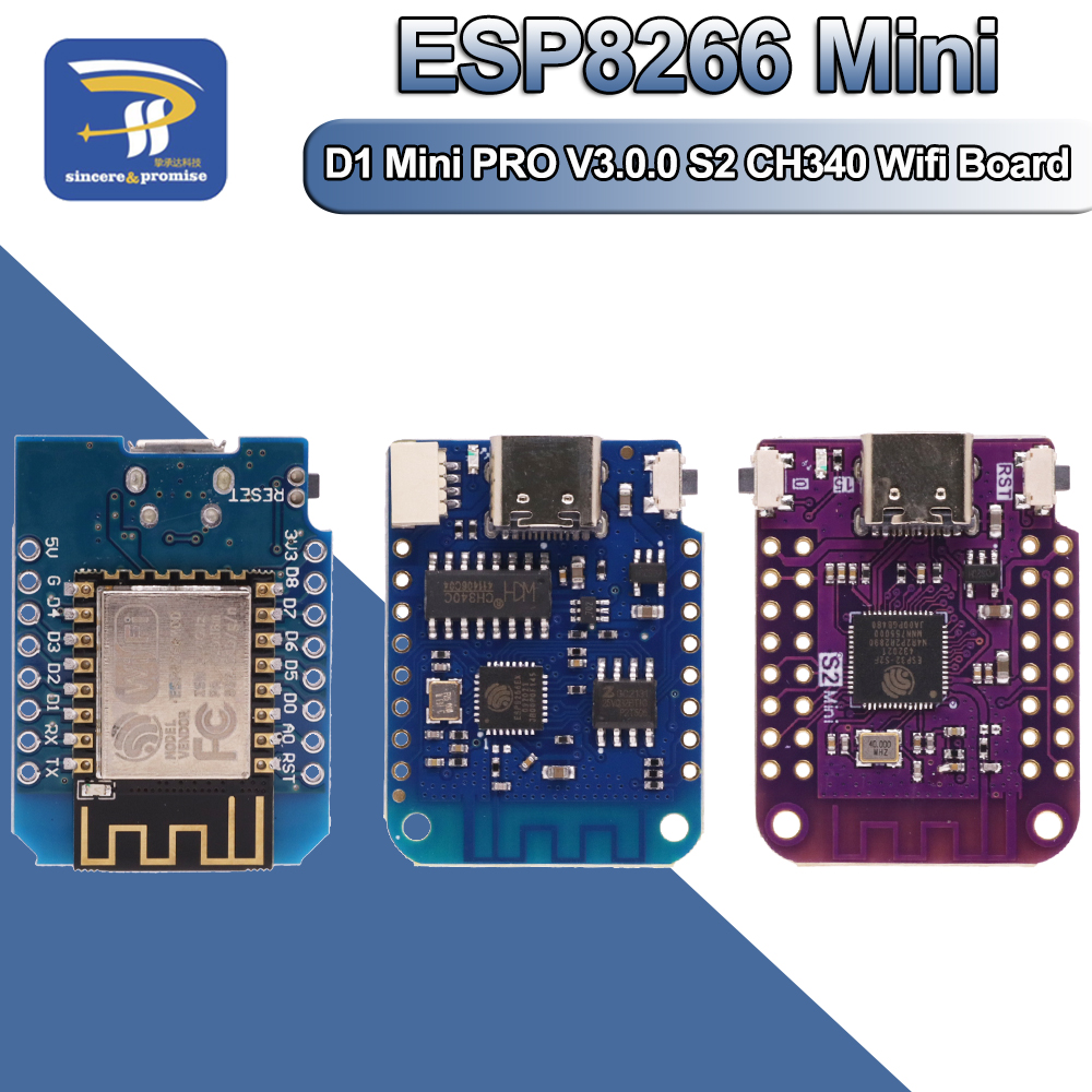 WeMos D1 Mini Pro V3.0 NodeMcu - Esp8266 Nodemcu Board 리뷰 및 가격