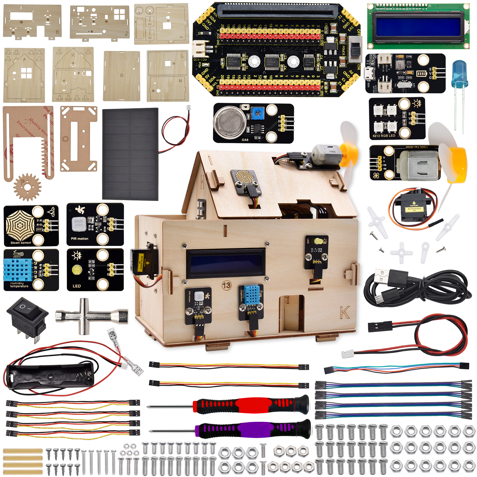 Keyestudio STEM Microbit V2 Sm - Home Automation Diy Kit 리뷰 및 가격
