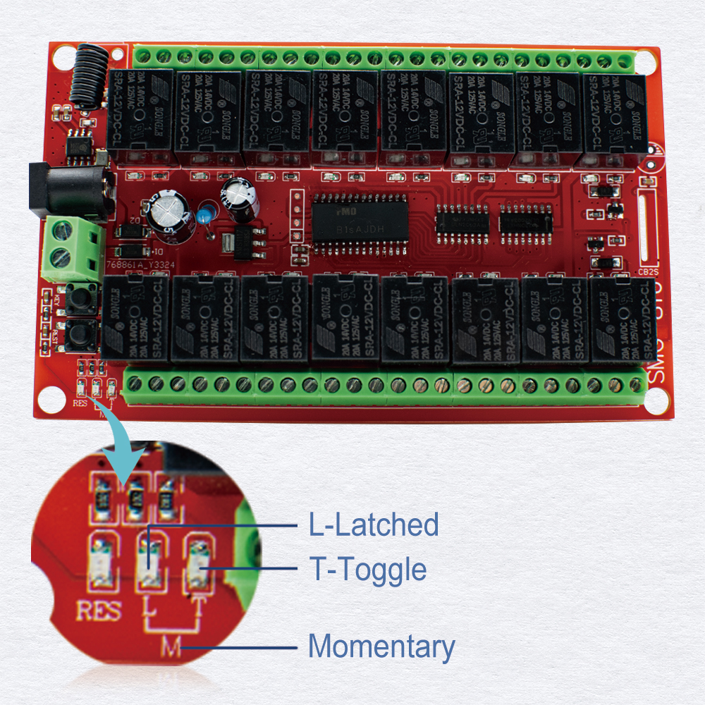 16CH 433MHz RF Wireless Remote - 433Mhz Receiver Module 리뷰 및 가격