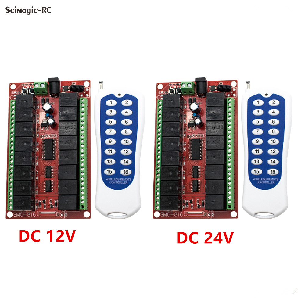 16CH 433MHz RF Wireless Remote - 433Mhz Receiver Module 리뷰 및 가격