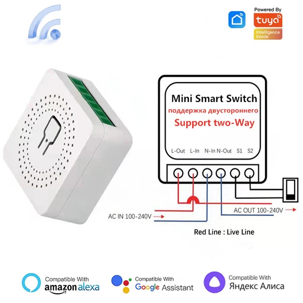 Tuya Mini 16A WiFi Switch Smar - Home Automation Technology 리뷰 및 가격