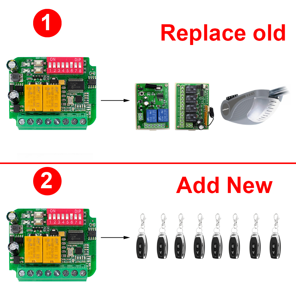 Garage Door Receiver Controlle - 433Mhz Receiver Module 리뷰 및 가격