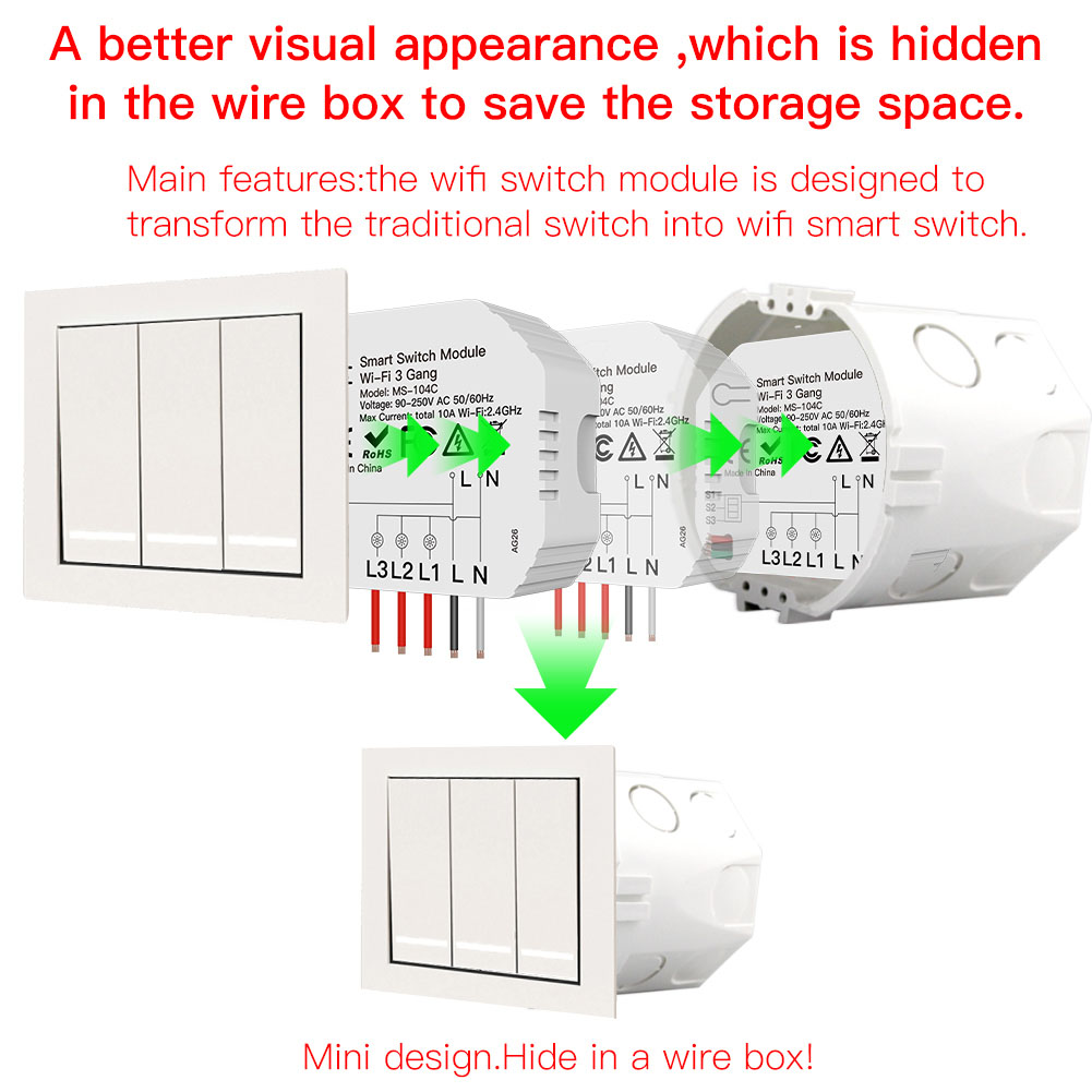 Wifi 3Gang 1/2 Way Mini DIY Li - Diy Home Automation Controller 리뷰 및 가격
