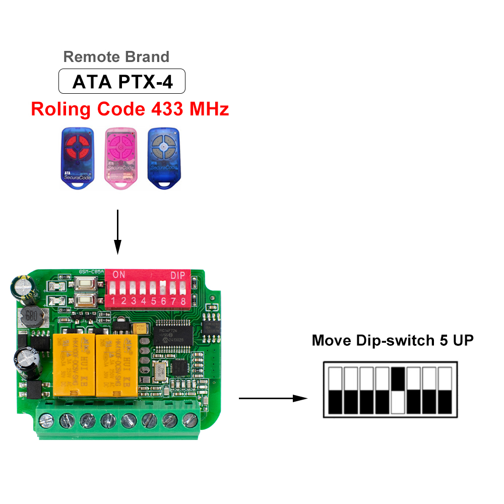 1-10pcs Universal Garage Recei - 433Mhz Receiver Module 리뷰 및 가격