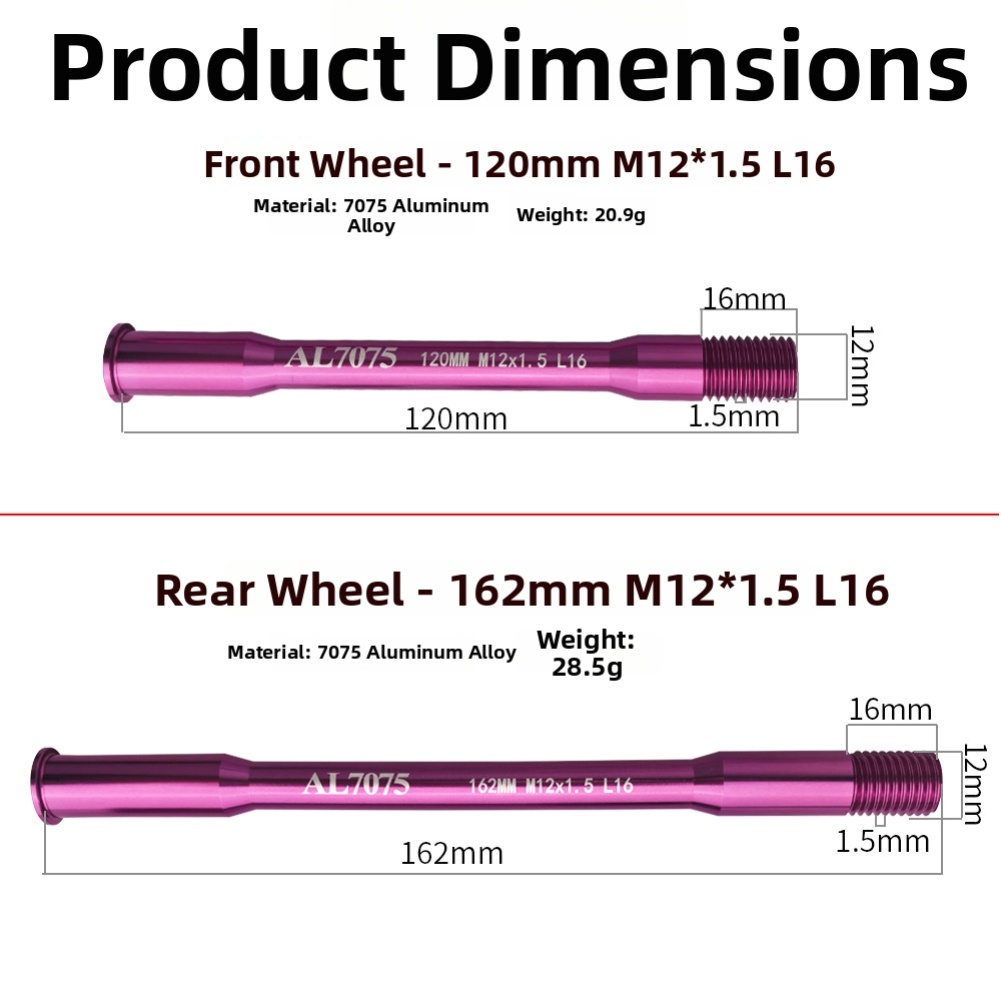 Bicycle Thru Axle AD350 300 50 - Matter Hub Thread 리뷰 및 가격